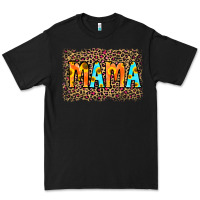 Black Leopard Sunflower Mama Premium Tee - RanaPortraitStore