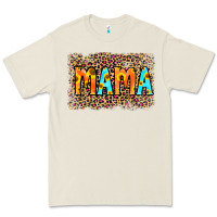 Bone Leopard Sunflower Mama Premium Tee - RanaPortraitStore