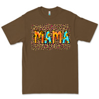 Cacao Leopard Sunflower Mama Premium Tee - RanaPortraitStore