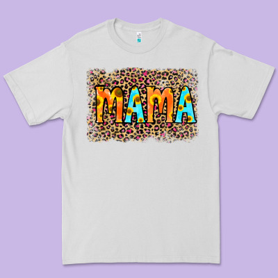 Leopard Sunflower Mama Premium Tee Designed By Ranaportraitstore
