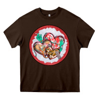 Chocolate Brown nurse coaster Heavy Core Tee - CowGirlArtShop