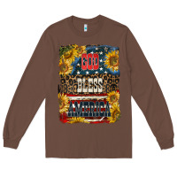 Chestnut Western God Bless America 4th of July Long Sleeve Tee - LillyAllenDesigns