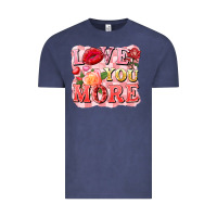 Vintage Denim love you more Vintage Tee - FaDigitalArtStudio