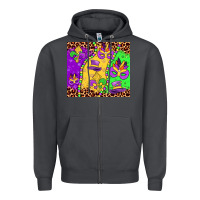 Smoke mardi gras Zipper Hoodie - JahusDesignShop