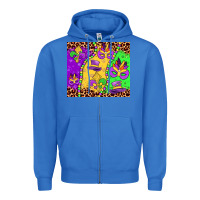 True Royal mardi gras Zipper Hoodie - JahusDesignShop