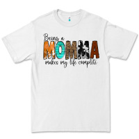 White Being a Momma Makes My Life Complete Premium Tee - CowCowDesign