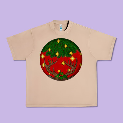 Christmas Urban Heavy Tee Designed By Bundleandbundleshop