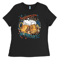 I'm Not Drunk I'm Patriotic Ladies Tee | Teevron