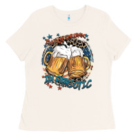 Bone I'm not drunk i'm patriotic Ladies Tee - FaDigitalArtStudio