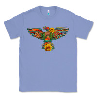 Colony Blue thunderbird  wild soul with sunflower serape aztec Classic Tee - Artiststas