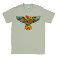 Matcha thunderbird  wild soul with sunflower serape aztec Classic Tee - Artiststas