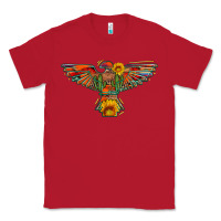Red thunderbird  wild soul with sunflower serape aztec Classic Tee - Artiststas