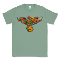 Sage thunderbird  wild soul with sunflower serape aztec Classic Tee - Artiststas