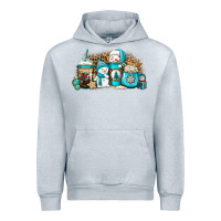 Heather Grey winter snowman coffee cups Urban Hoodie - Jasminsmagicworld