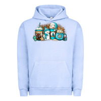 Pigment Grape Ice winter snowman coffee cups Urban Hoodie - Jasminsmagicworld
