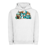 Pigment Lunar Rock winter snowman coffee cups Urban Hoodie - Jasminsmagicworld