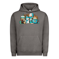 Pigment Tornado winter snowman coffee cups Urban Hoodie - Jasminsmagicworld