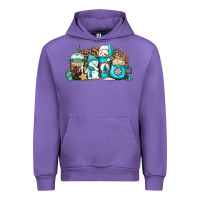 Tulip winter snowman coffee cups Urban Hoodie - Jasminsmagicworld