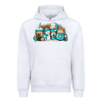 White winter snowman coffee cups Urban Hoodie - Jasminsmagicworld