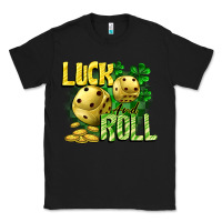 Black Luck and roll Classic Tee - CowGirlArtShop