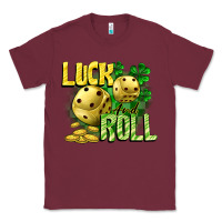Burgundy Luck and roll Classic Tee - CowGirlArtShop