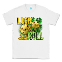 White Luck and roll Classic Tee - CowGirlArtShop