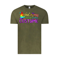 Vintage Olive This is my straight person costume pride LGBTQ Vintage Tee - BundleAndBundleShop
