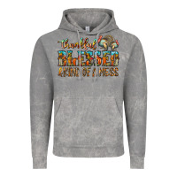 Cloud Rock Thankful Blessed And Kind Of A Mess Vintage Hoodie - CowhideDigitalArt
