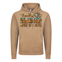 Vintage Coffee Thankful Blessed And Kind Of A Mess Vintage Hoodie - CowhideDigitalArt