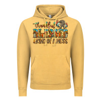 Thankful Blessed And Kind Of A Mess Vintage Hoodie | Teevron