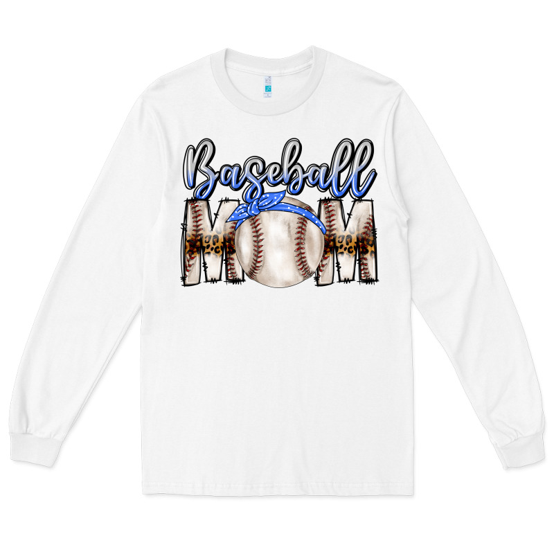 Baseball Mom Long Sleeve Tee by CowhideDigitalArt | Teevron