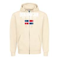 Sandshell dominican republic Zipper Hoodie - DesigneFamous
