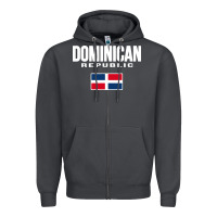Smoke dominican republic Zipper Hoodie - DesigneFamous