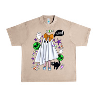French Oak cute ghost halloween Urban Heavy Tee - BundleAndBundleShop