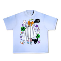Grape Ice cute ghost halloween Urban Heavy Tee - BundleAndBundleShop