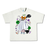 Pistachio cute ghost halloween Urban Heavy Tee - BundleAndBundleShop