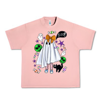 Salmon cute ghost halloween Urban Heavy Tee - BundleAndBundleShop