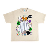 Sandshell cute ghost halloween Urban Heavy Tee - BundleAndBundleShop