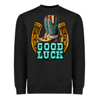 Black good luck Heavyweight Sweatshirt - JahusDesignShop