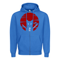 True Royal ninja cat japanese Zipper Hoodie - DesigneFamous