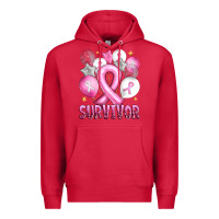Cardinal Balloons cancer ribbon survivor Premium Hoodie - Artiststas