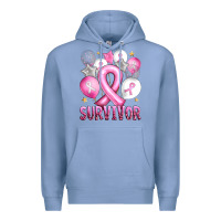 Colony Blue Balloons cancer ribbon survivor Premium Hoodie - Artiststas