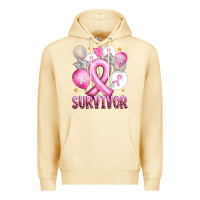Pina Colada Balloons cancer ribbon survivor Premium Hoodie - Artiststas