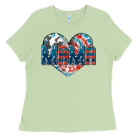 Matcha American Mama heart Ladies Tee - FaDigitalArtStudio
