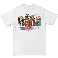 White Blessed Nana Premium Tee - CowCowDesign
