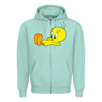 Seafoam tweety bird Zipper Hoodie - DesigneFamous