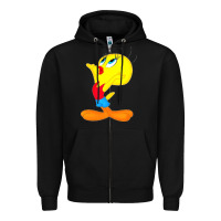 Black tweety bird Zipper Hoodie - DesigneFamous