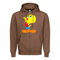 Chestnut tweety bird Zipper Hoodie - DesigneFamous