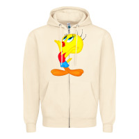 Sandshell tweety bird Zipper Hoodie - DesigneFamous