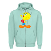 Seafoam tweety bird Zipper Hoodie - DesigneFamous